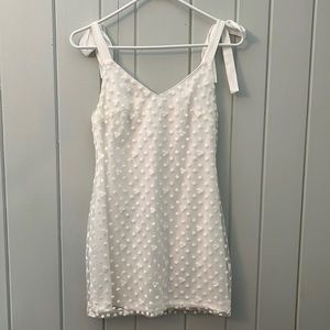 XS white mini dress